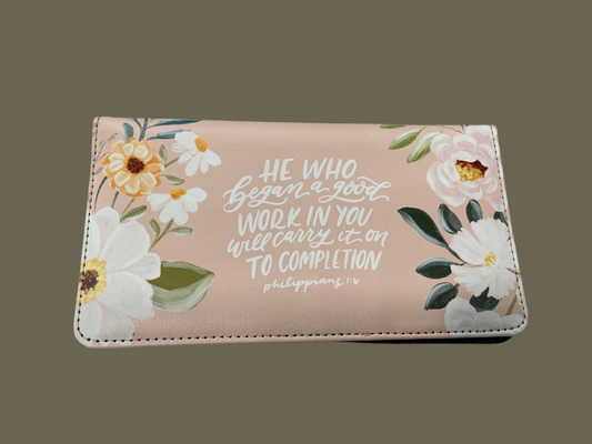 Good Work Phil 1:6 Checkbook