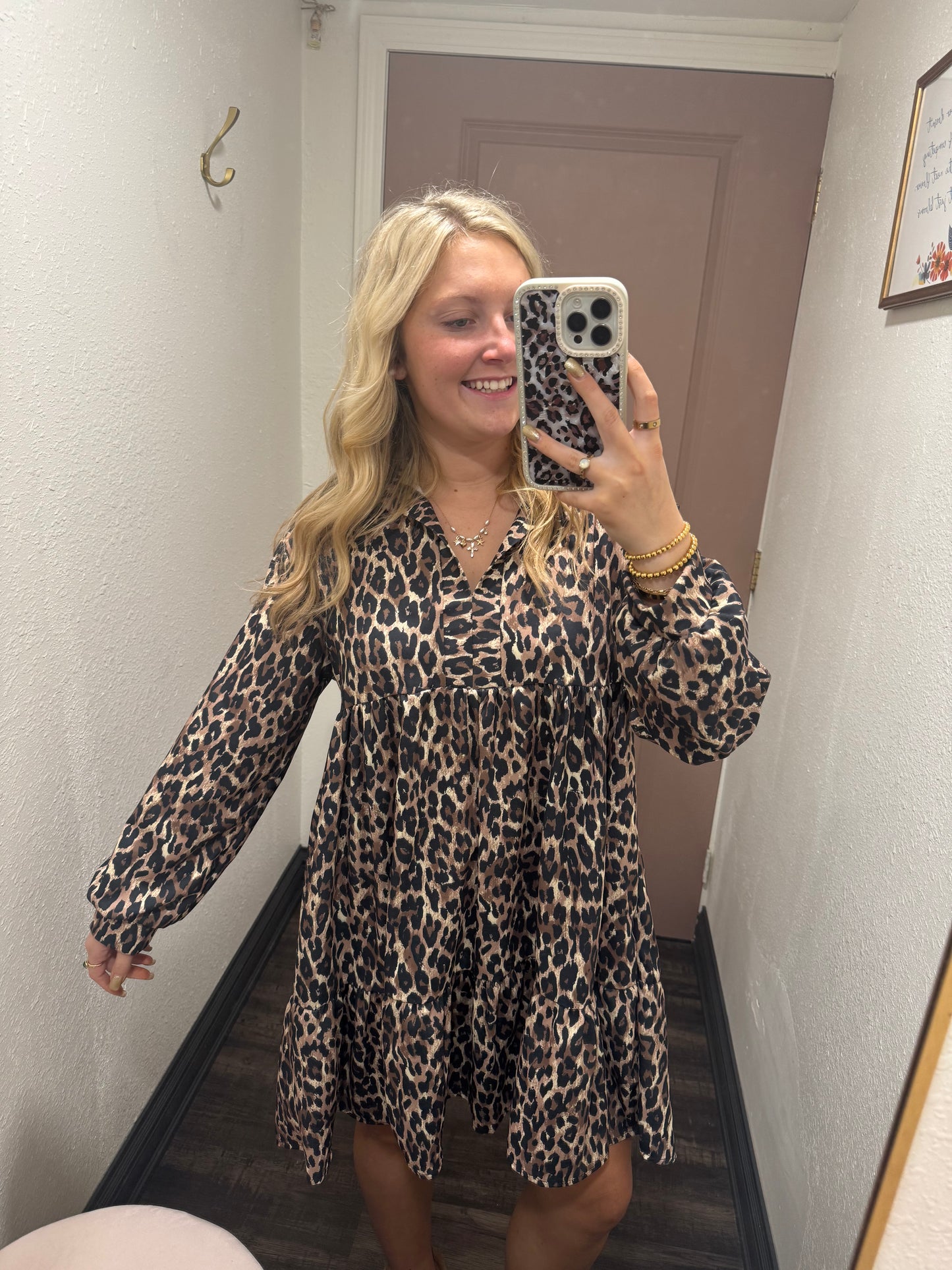 Flowy Cheetah Dress (117)