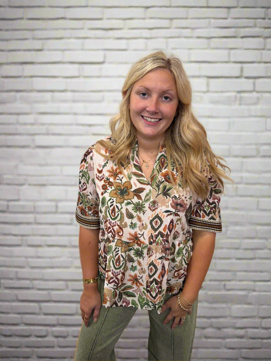 Olive Lucky Lady Top