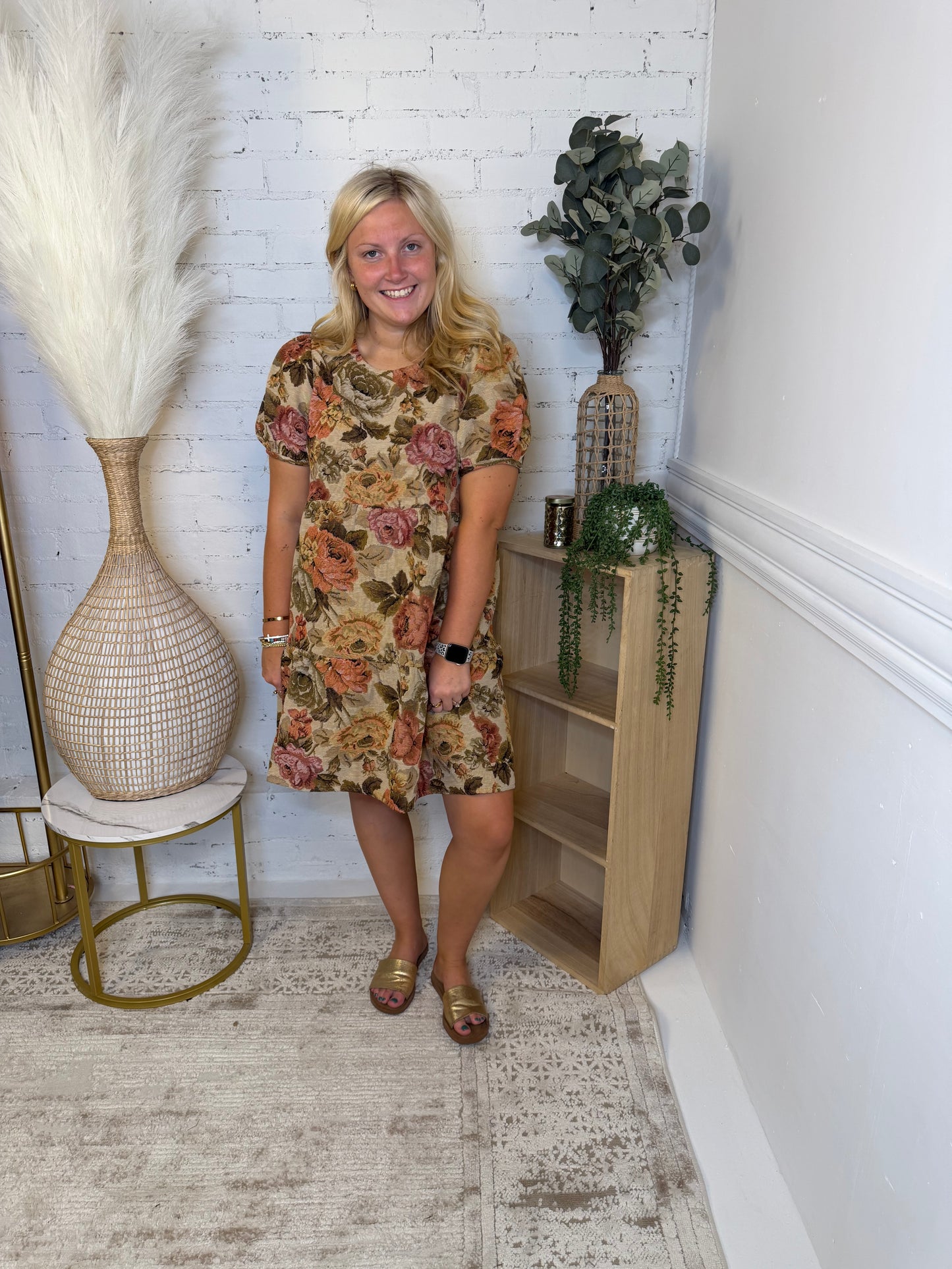Heirloom Floral Dress (117)