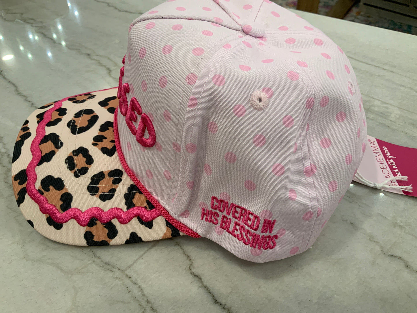 Blessed Pink Cheetah Hat