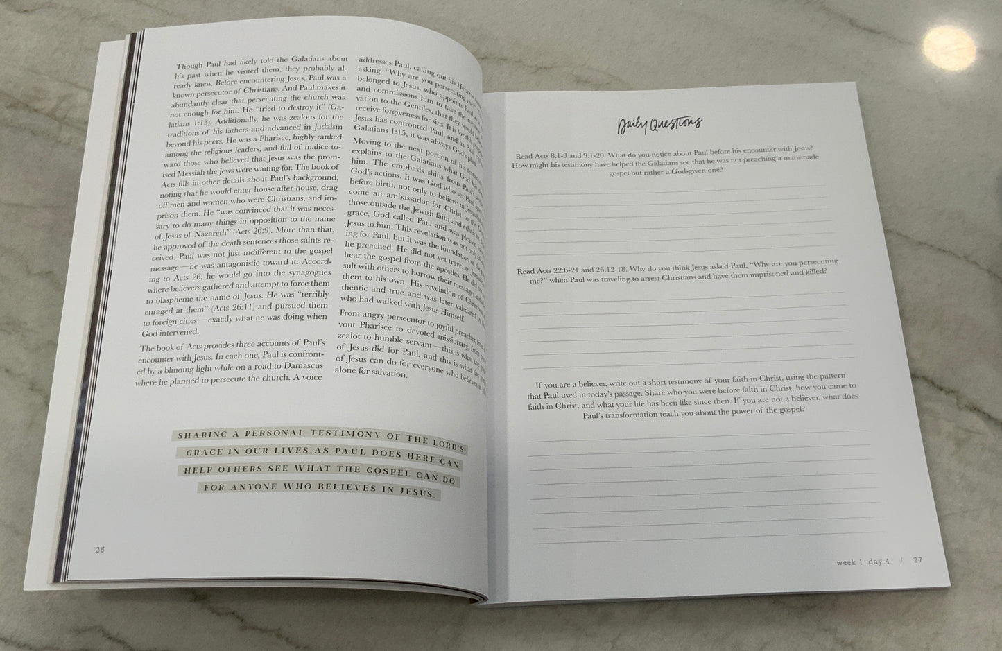 By Faith Study of Galatians Devotional
