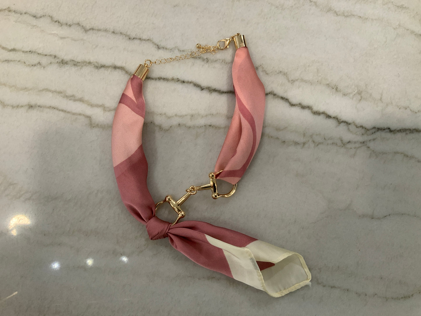 Assorted Horsebit Scarf Necklace