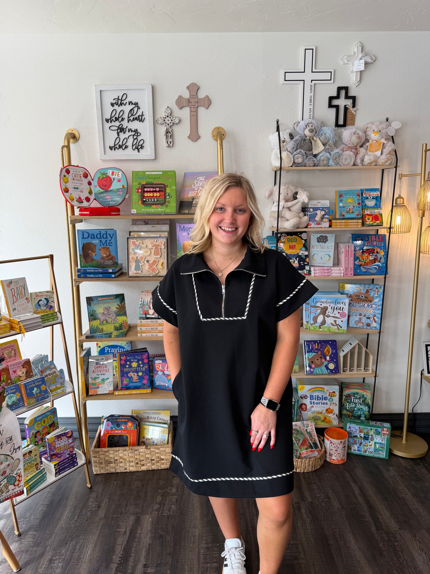 Timeless Grace Black Dress