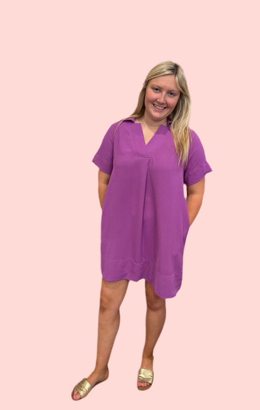 Perfect Weekend Purple Dress