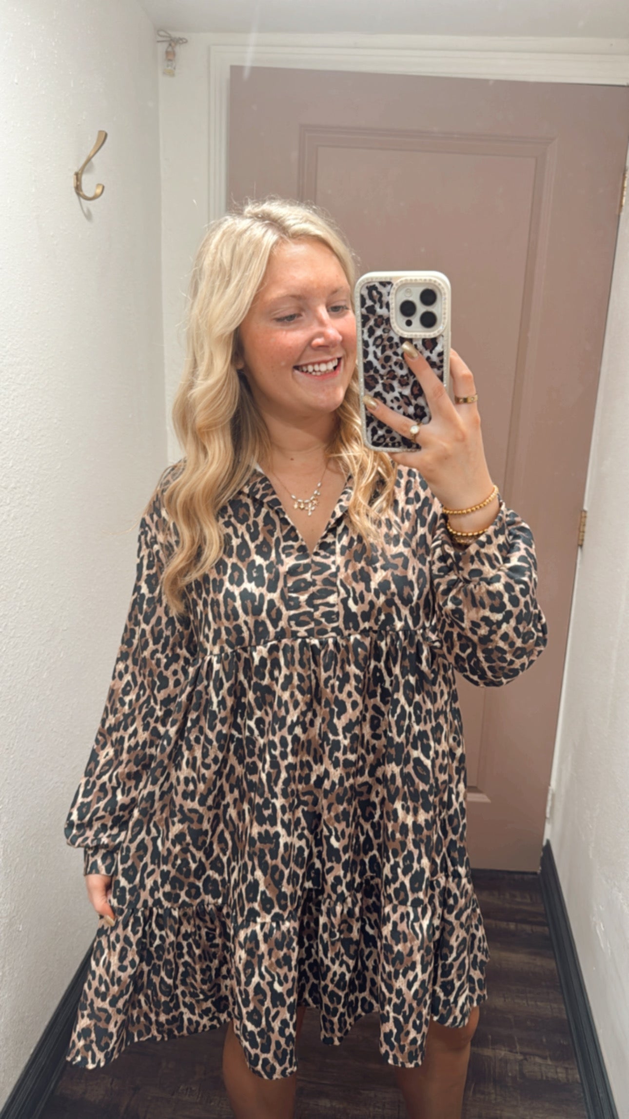 Flowy Cheetah Dress (117)