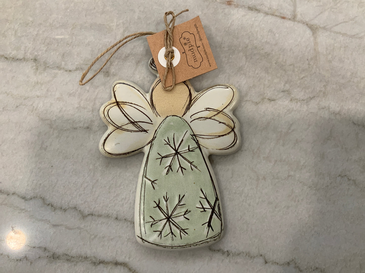 Snowflake Angel Ornament