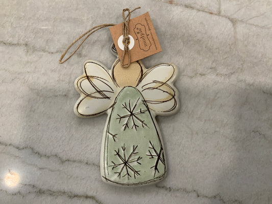 Snowflake Angel Ornament