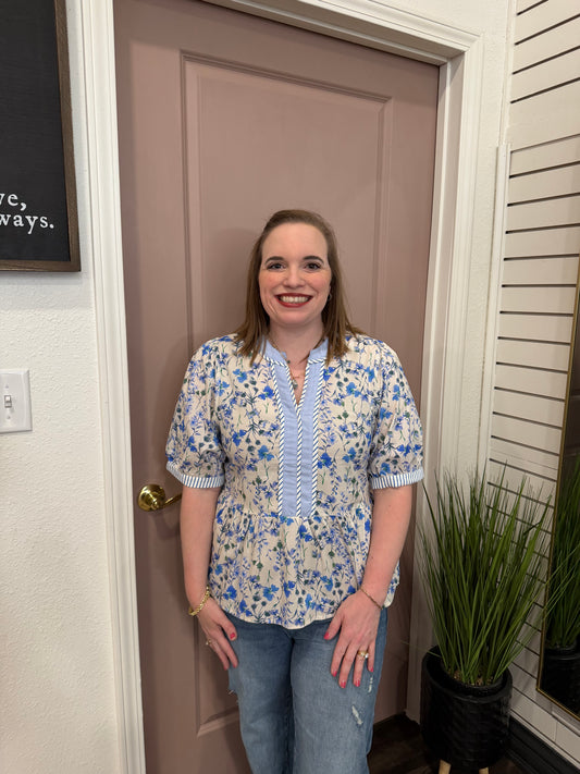 Blue Horizon Blouse