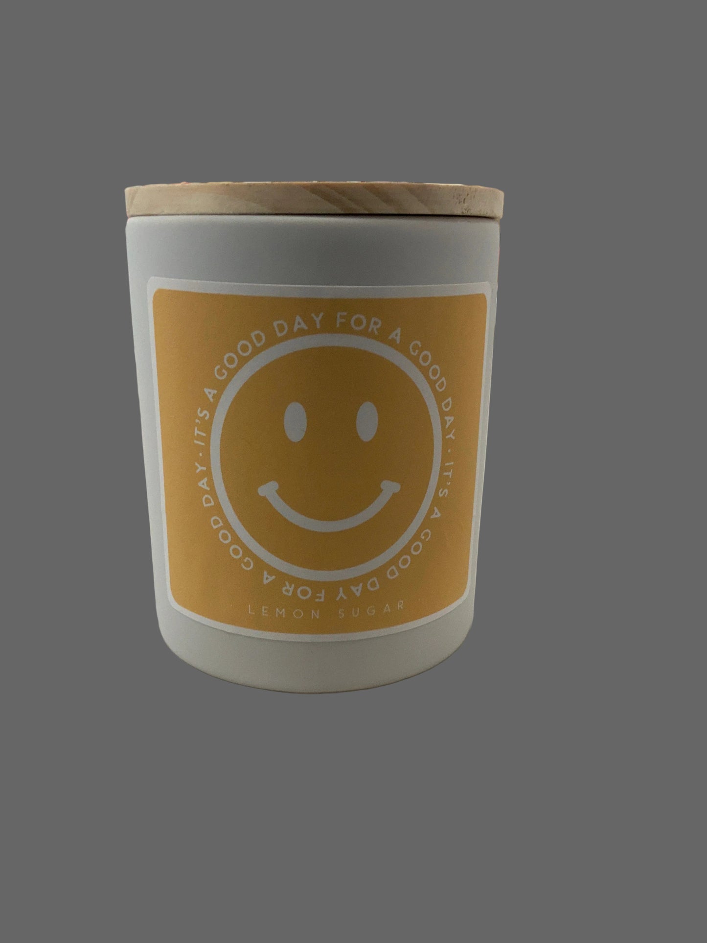 Good Day Smiley Candle