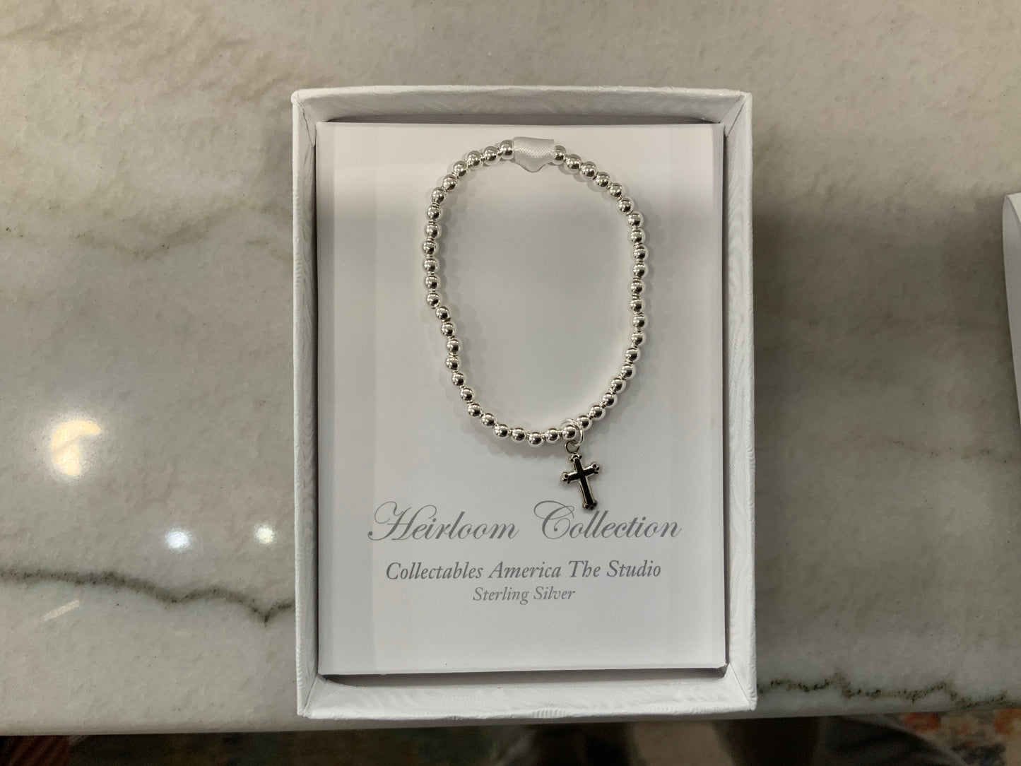 Sterling Silver Stretch cross