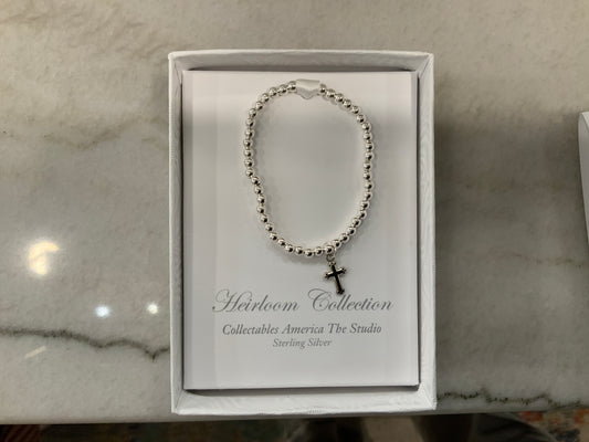 Sterling Silver Stretch cross