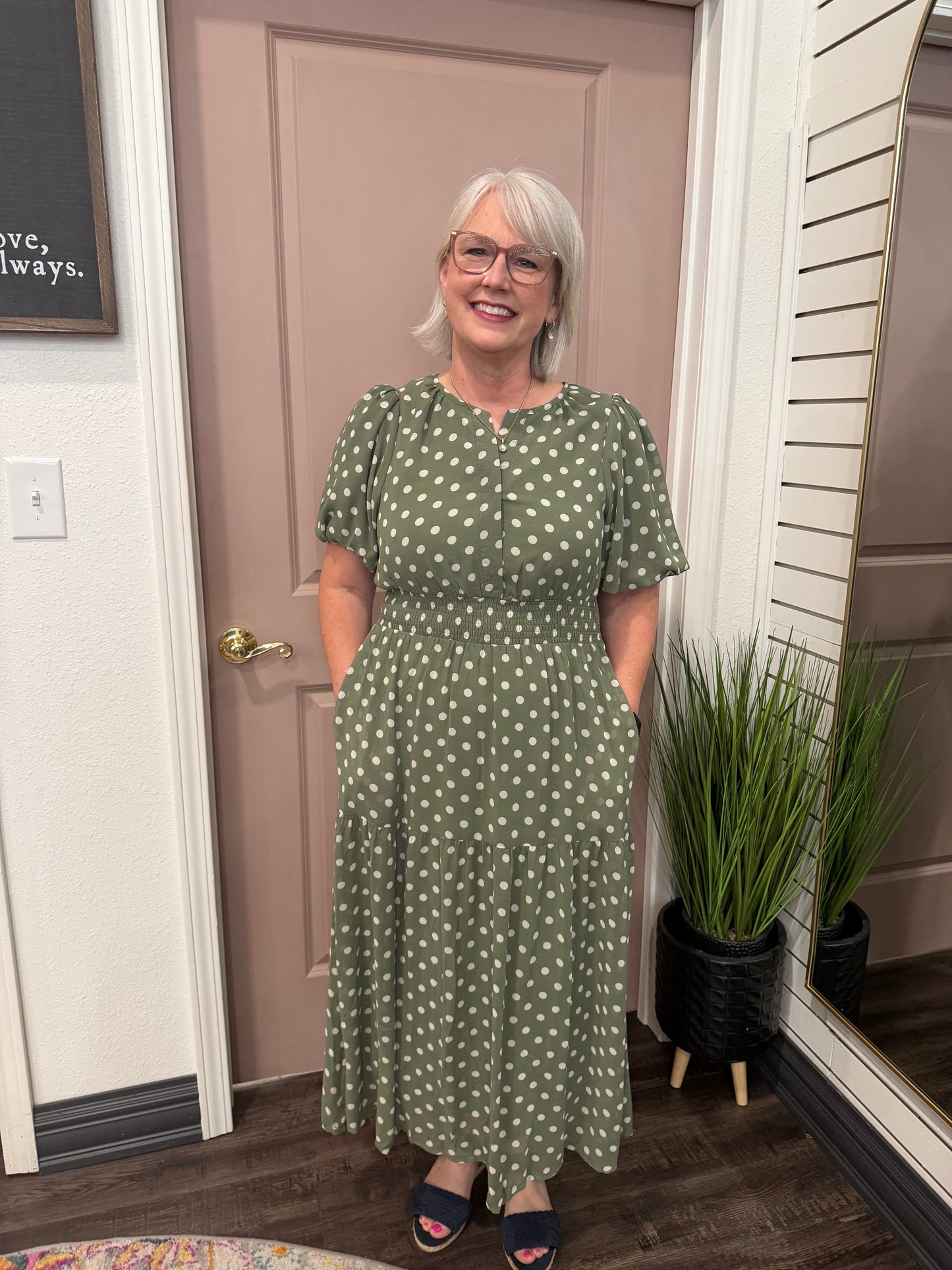 The Meadow Mist Midi Dress