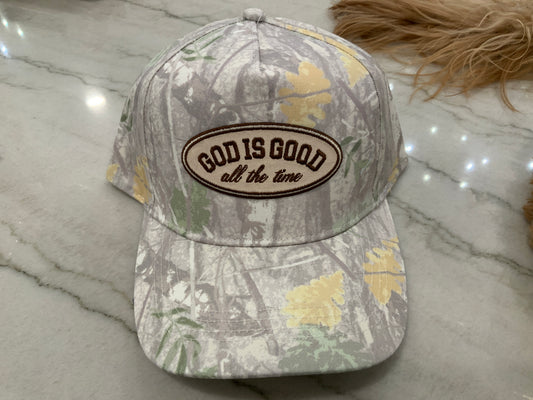 God Is Good Camo Hat