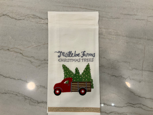 Red Truck Towel
