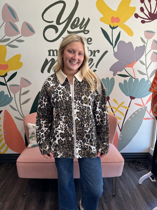 Leopard Print Jacket