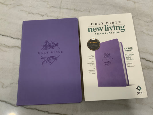 Lavender Song NLT Large Print