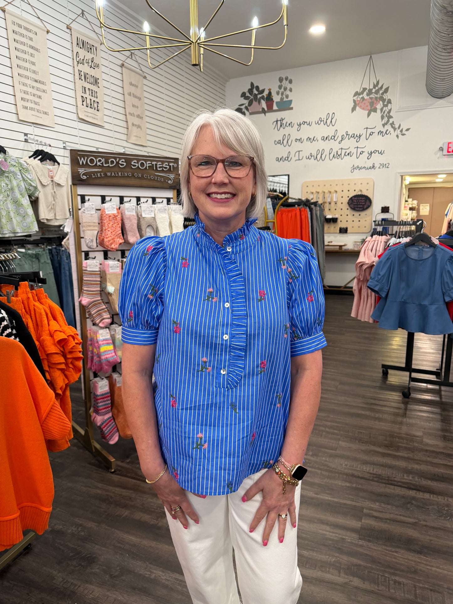 Ocean Air Blue Blouse