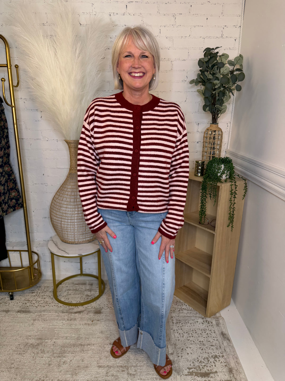 Pink On Purpose Cardigan (117)