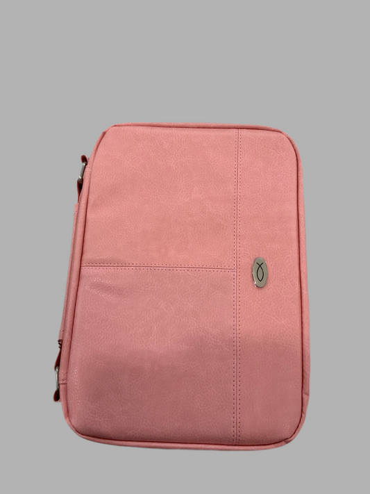 Pink Two Fold Bible Cover