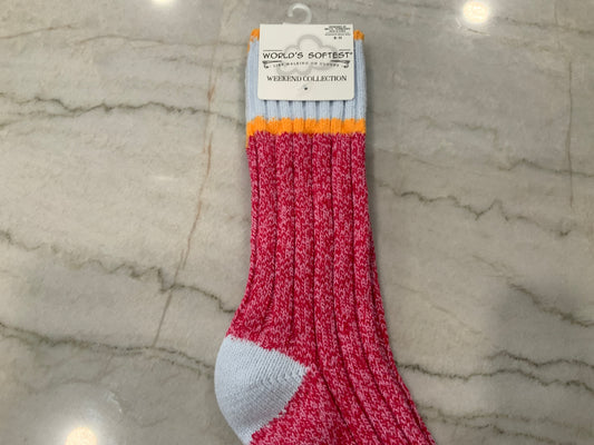 Pink/blue/orange Socks