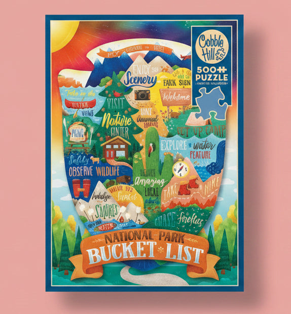 National Park Bucket List 500pc puzzle