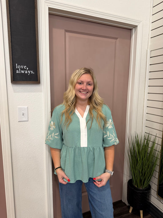 Gentle Grace Babydoll Top (117)