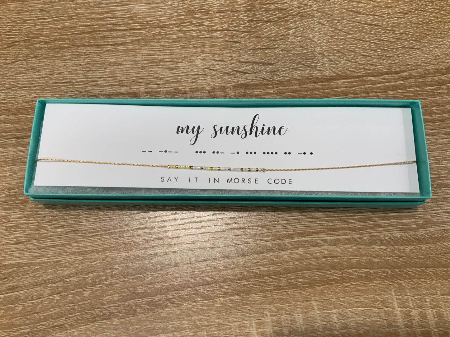 My Sunshine Necklace Dot & Dash
