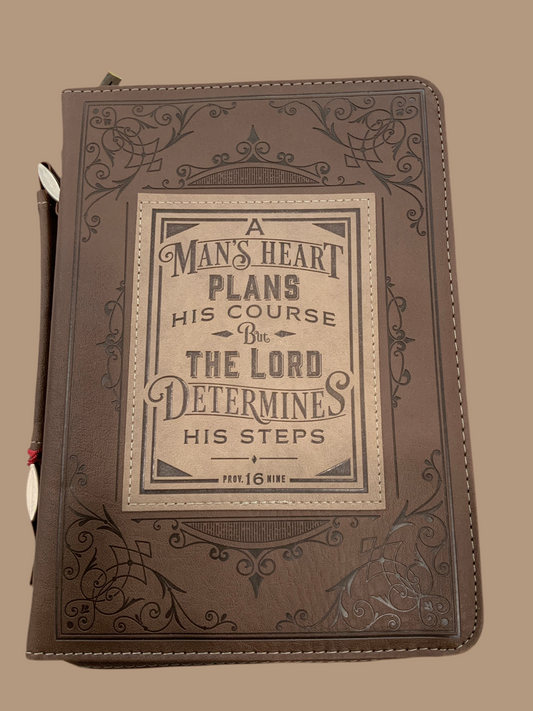 Man’s Heart  Medium Bible Cover