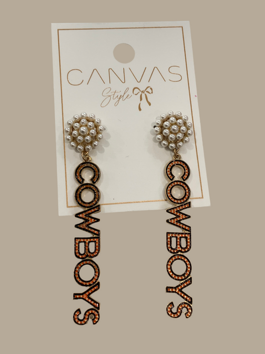 Cowboy Dangle Earrings
