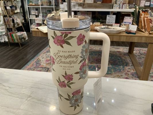 Ivory Everything Beautiful Tumbler