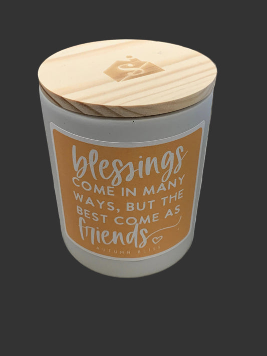 Blessings Friends Candle