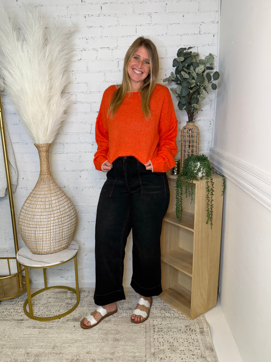 Orange Comfort Sweater (117)