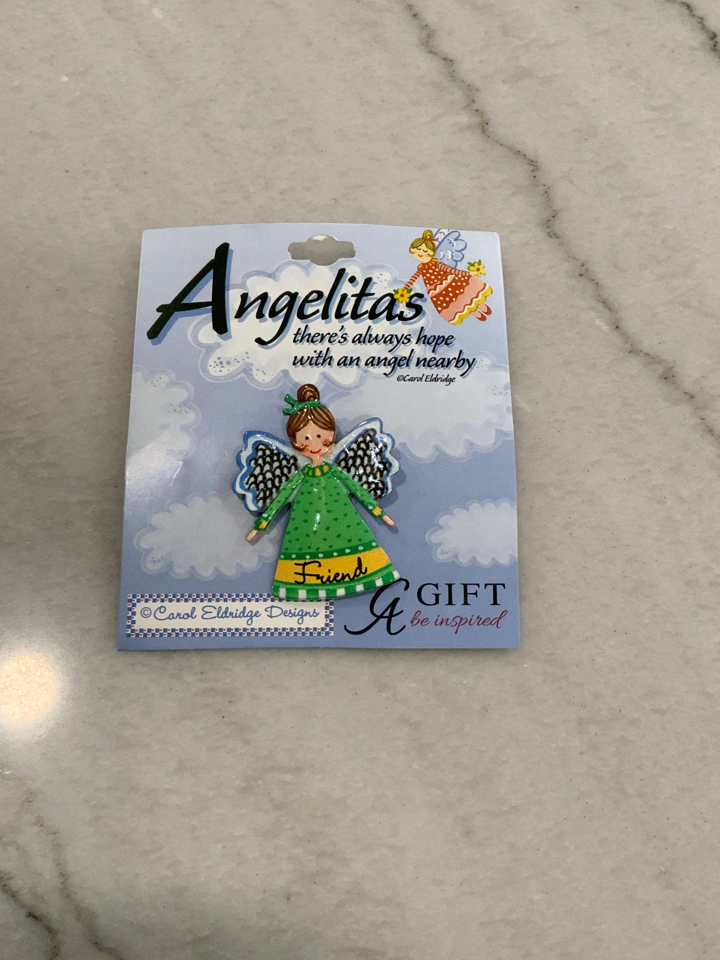 Friend Angel Pin