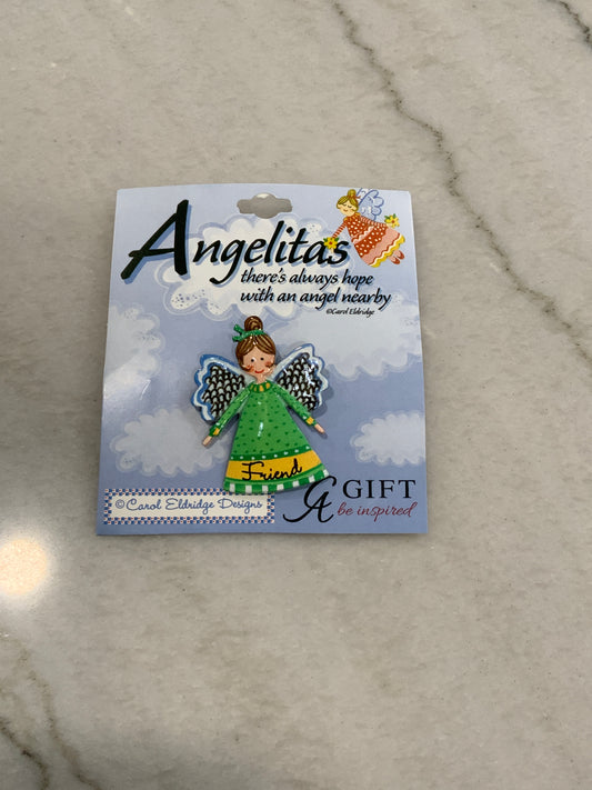 Friend Angel Pin