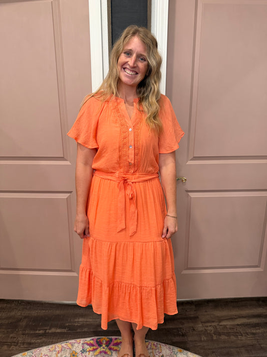 Golden Sky Midi Dress (117)