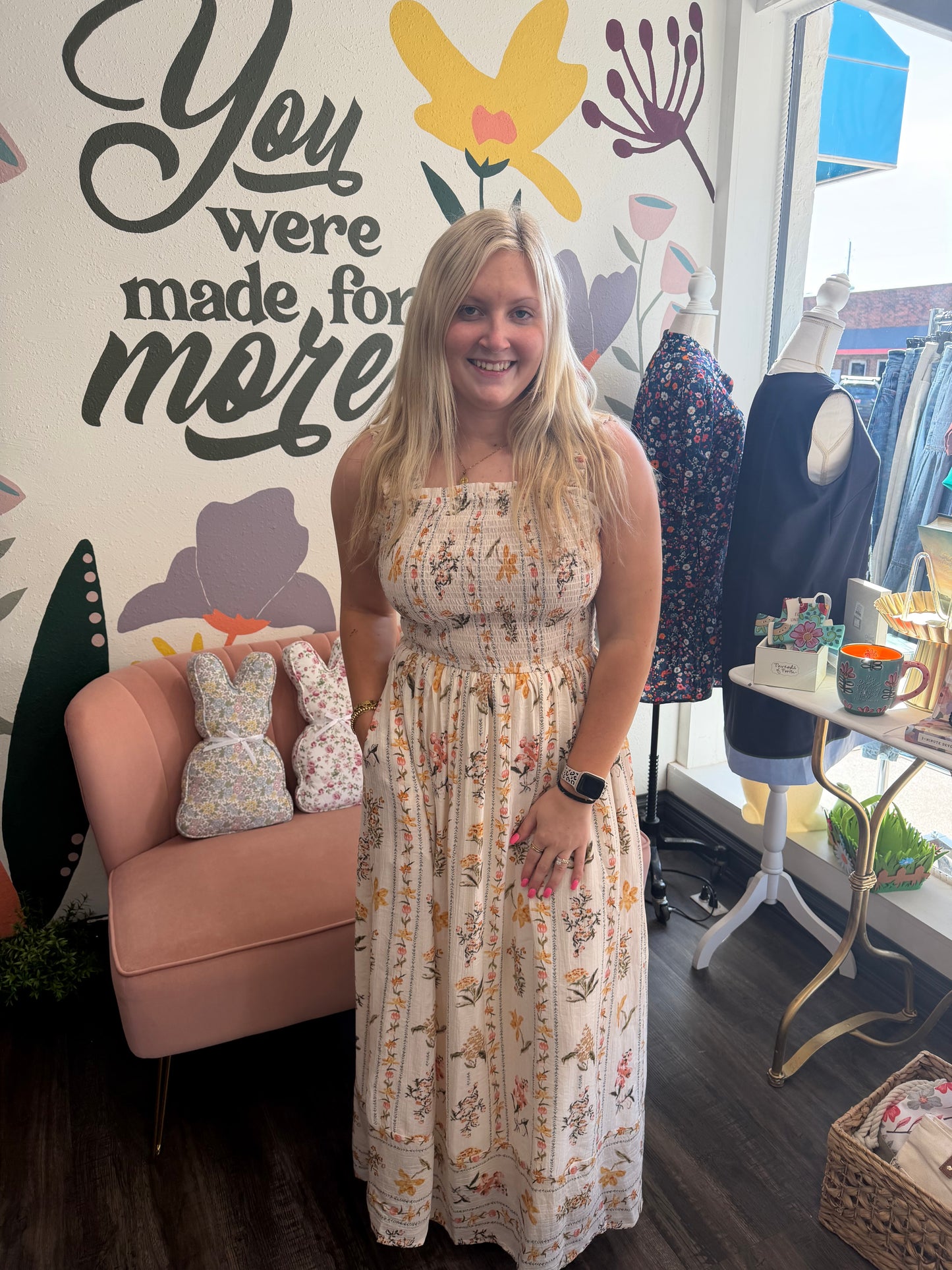 Wildflower Gold Maxi Dress