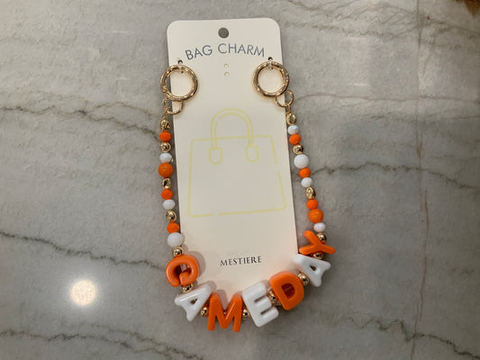 Game day purse charm