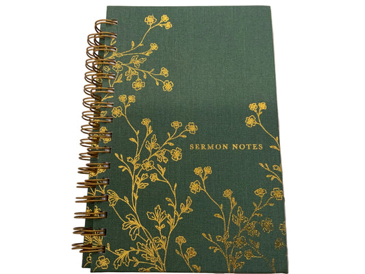 Sermon Notes Green Notebook