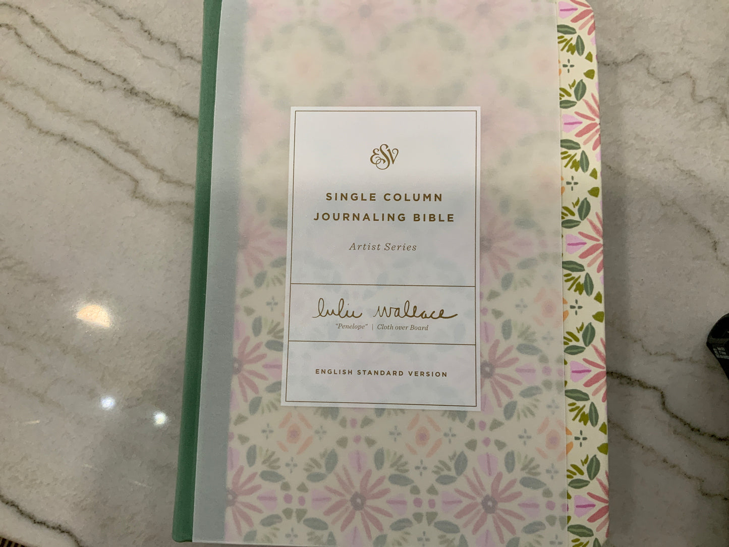 ESV Journaling Bible Pink And Green