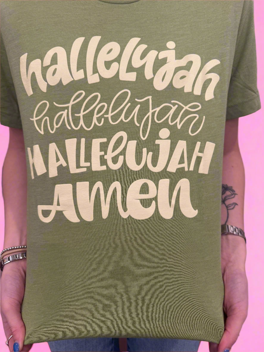 Hallelujah Green Tee