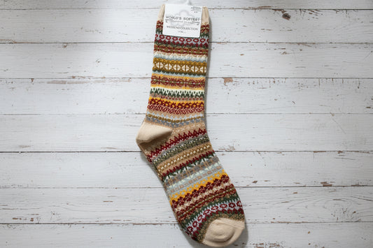Cashew Patterned Socks
