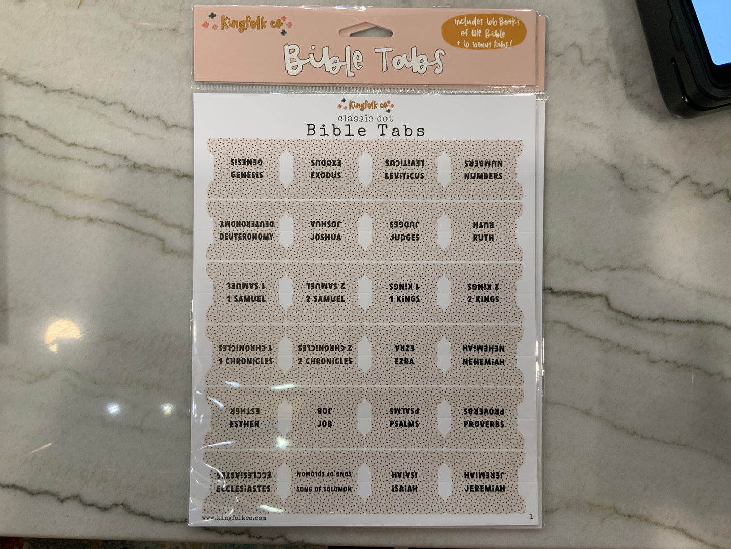 Classic Dot Bible Tabs