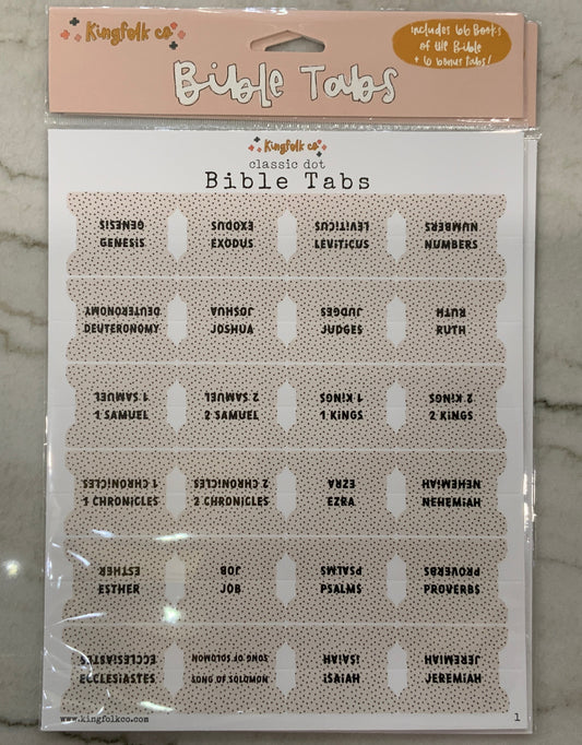 Classic Dot Bible Tabs