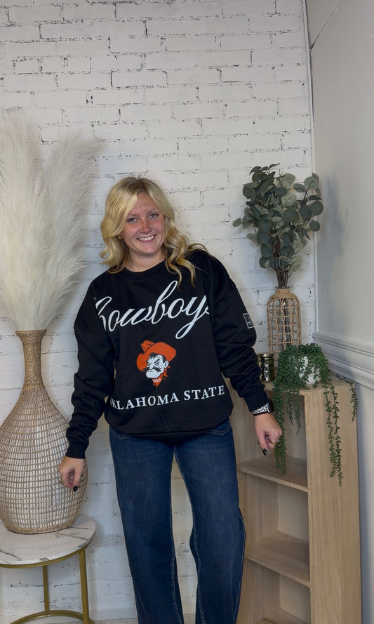 Cowboys Black OSU Sweatshirt
