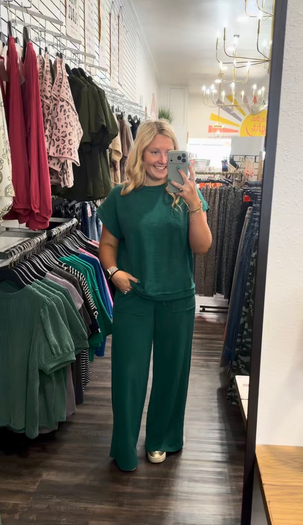 Hunter Green Cozy Set (117)