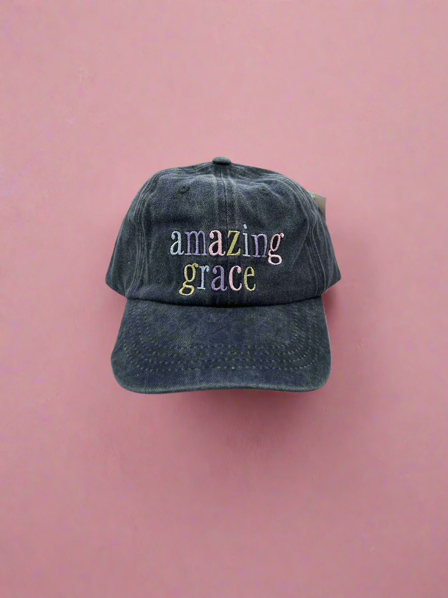 Amazing Grace Blue Hat