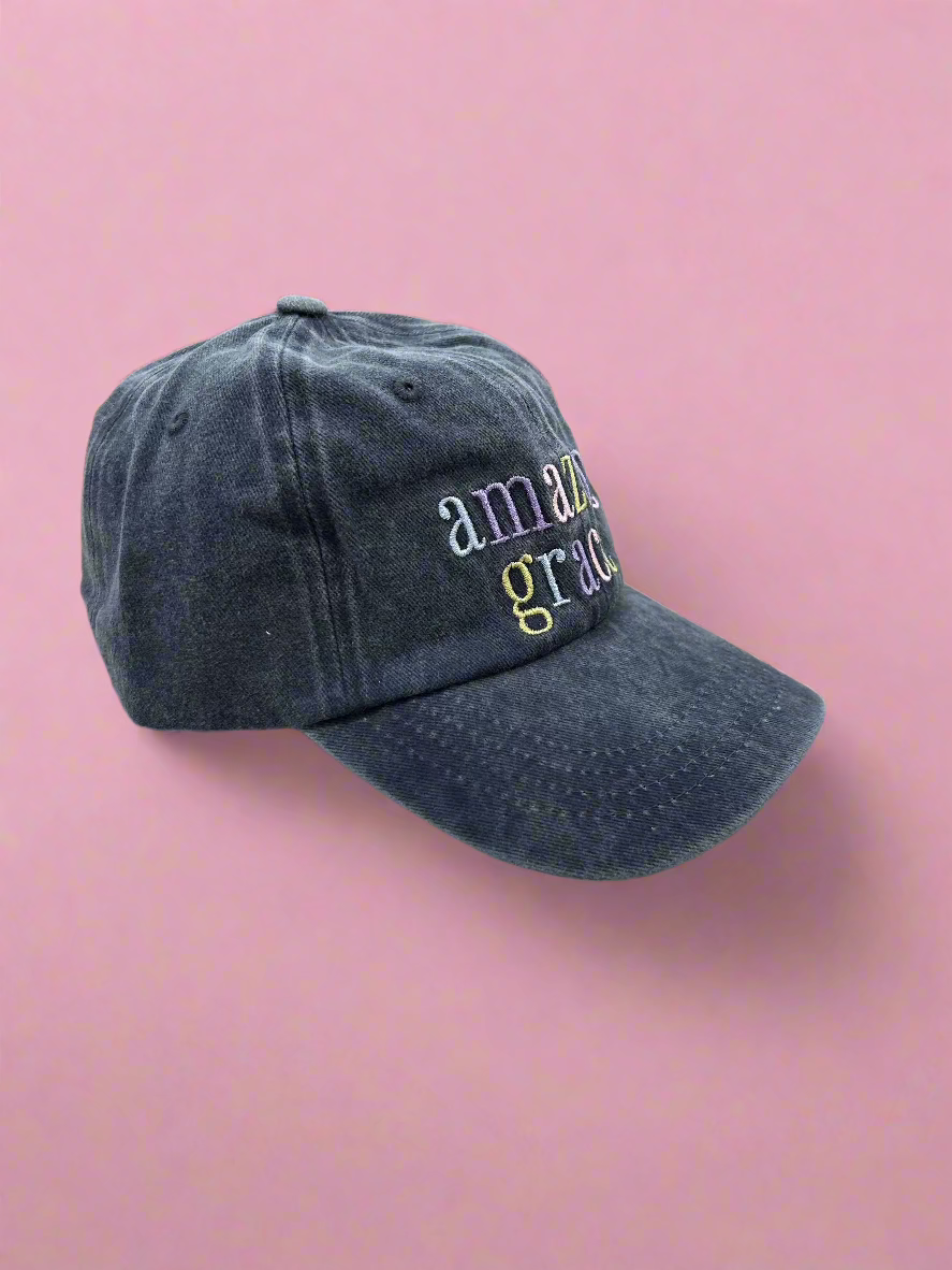 Amazing Grace Blue Hat