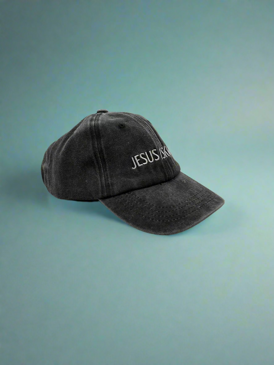 Jesus Is King Grey Hat