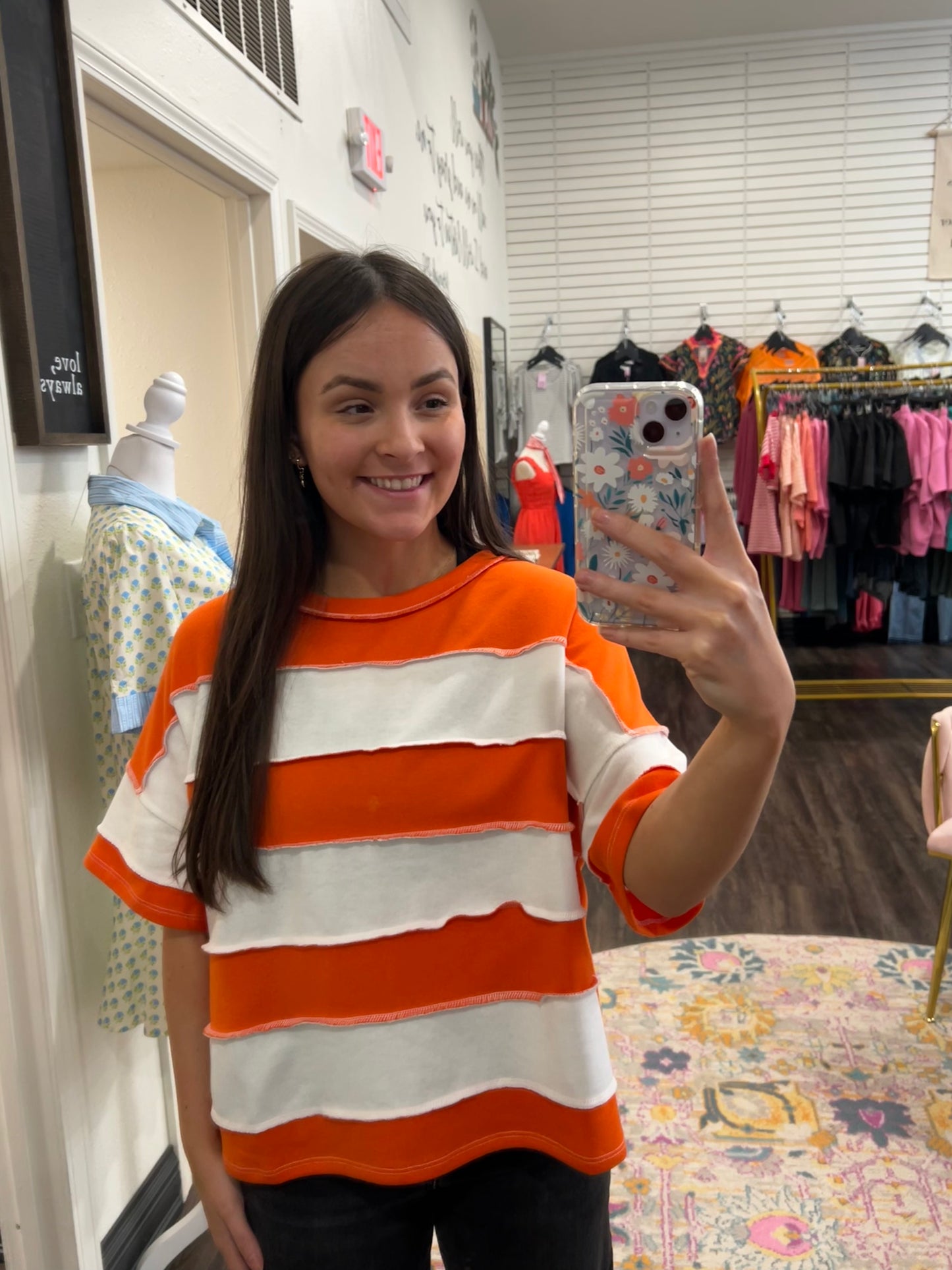 Golden Hour Stripe Top (117)